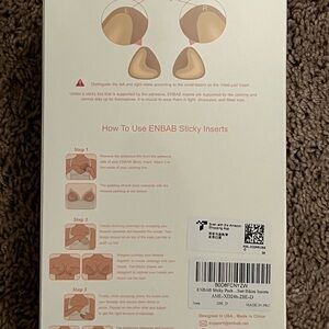 NBA Double-Sided Sticky Bra Pads - White and Red